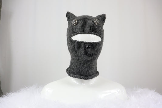 Creepy kitty  - ski mask