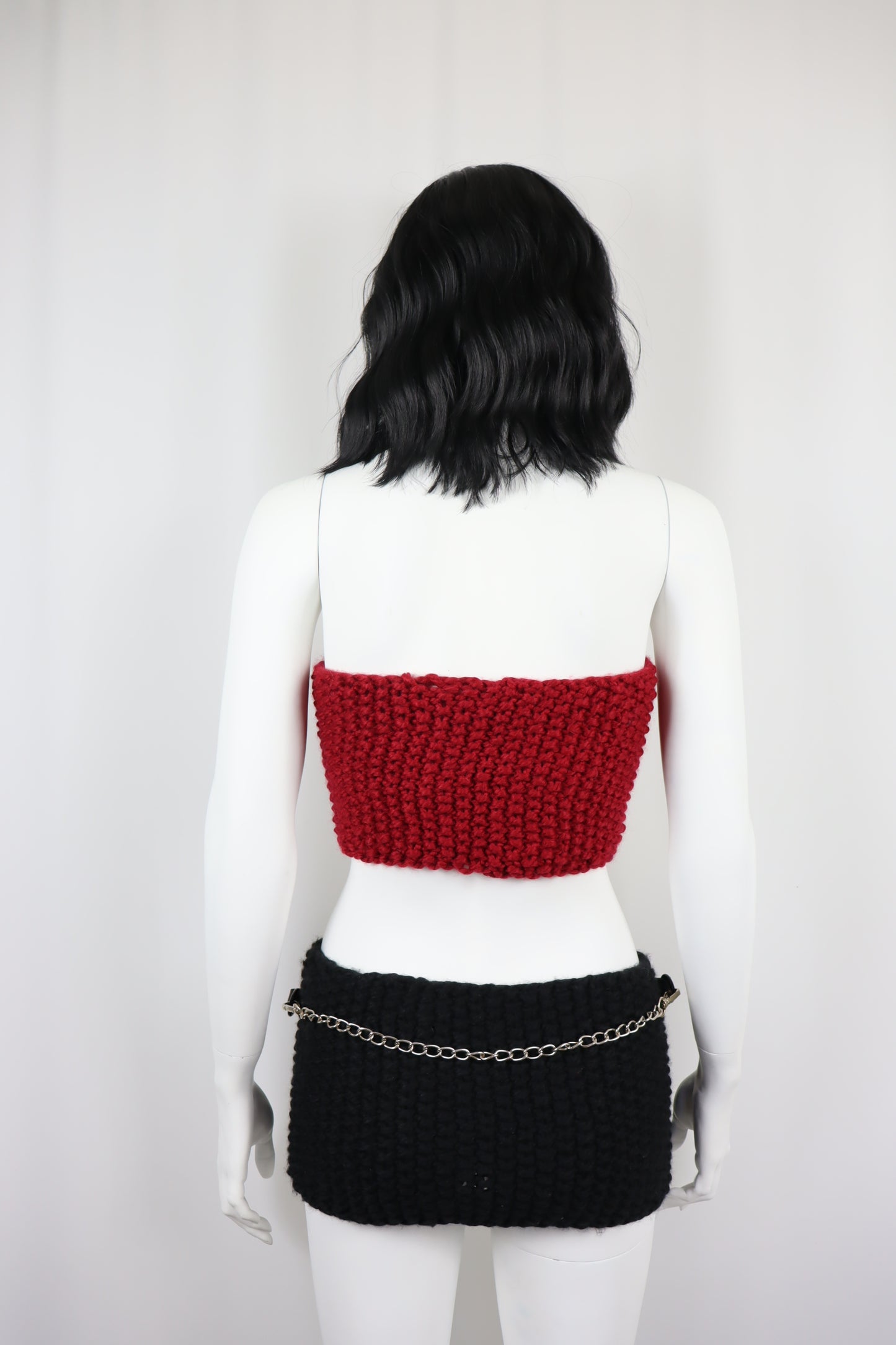 Seed stitch Top & Skirt