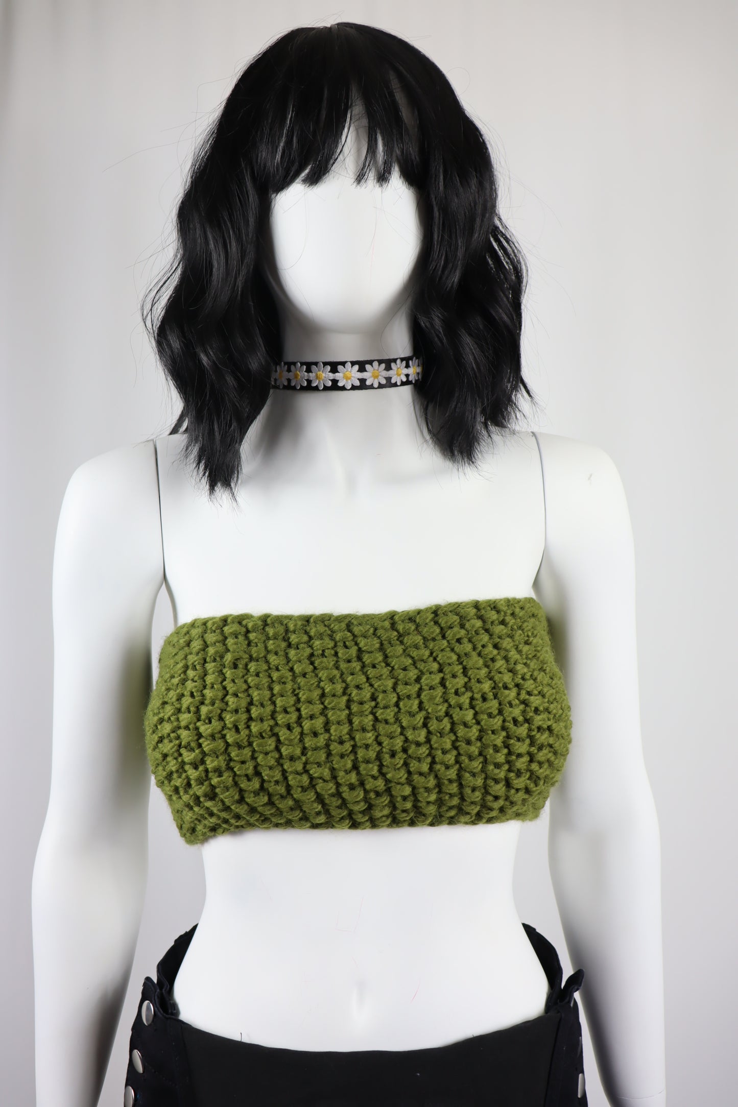 Seed stitch Top - Green