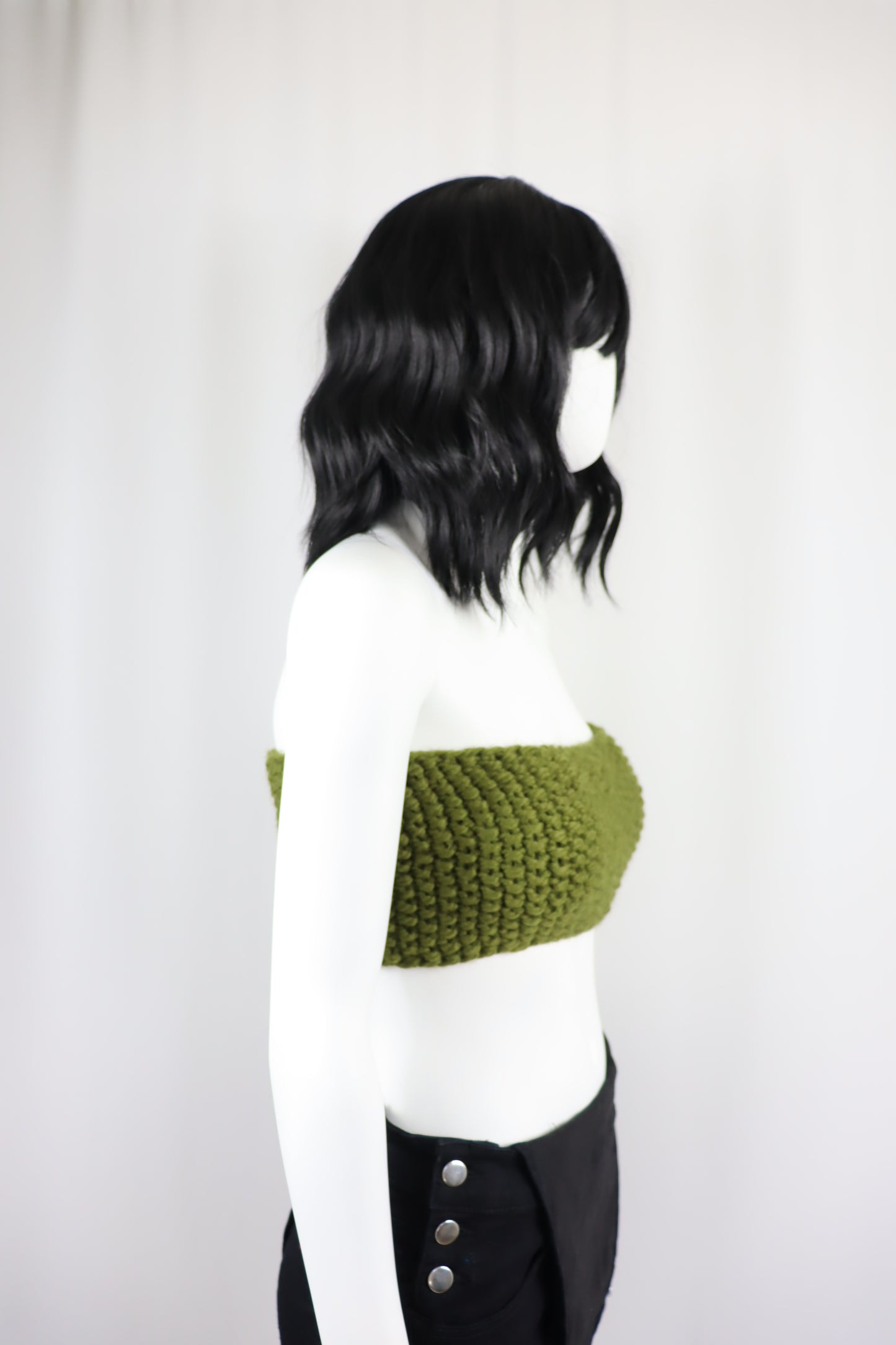 Seed stitch Top - Green