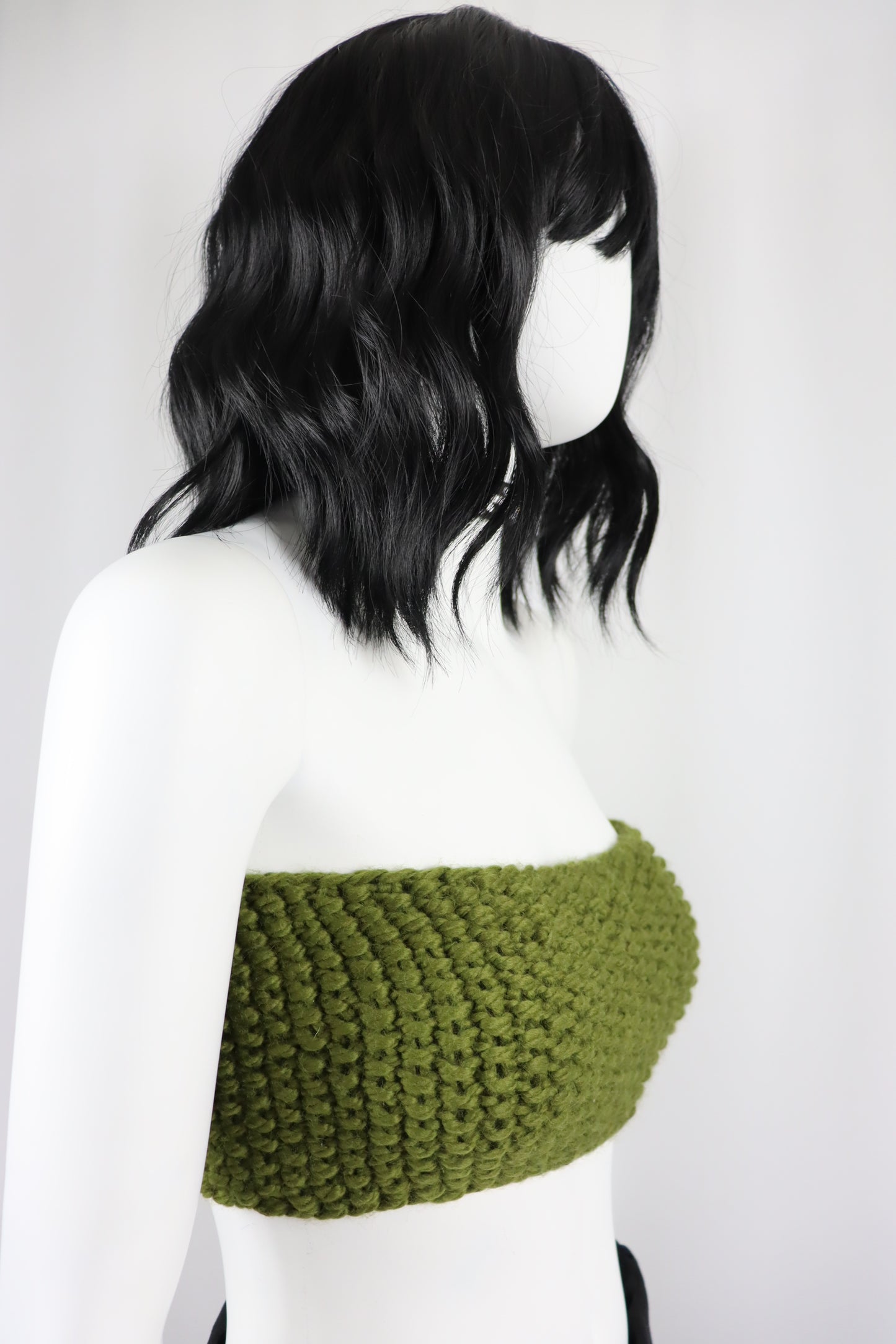 Seed stitch Top - Green