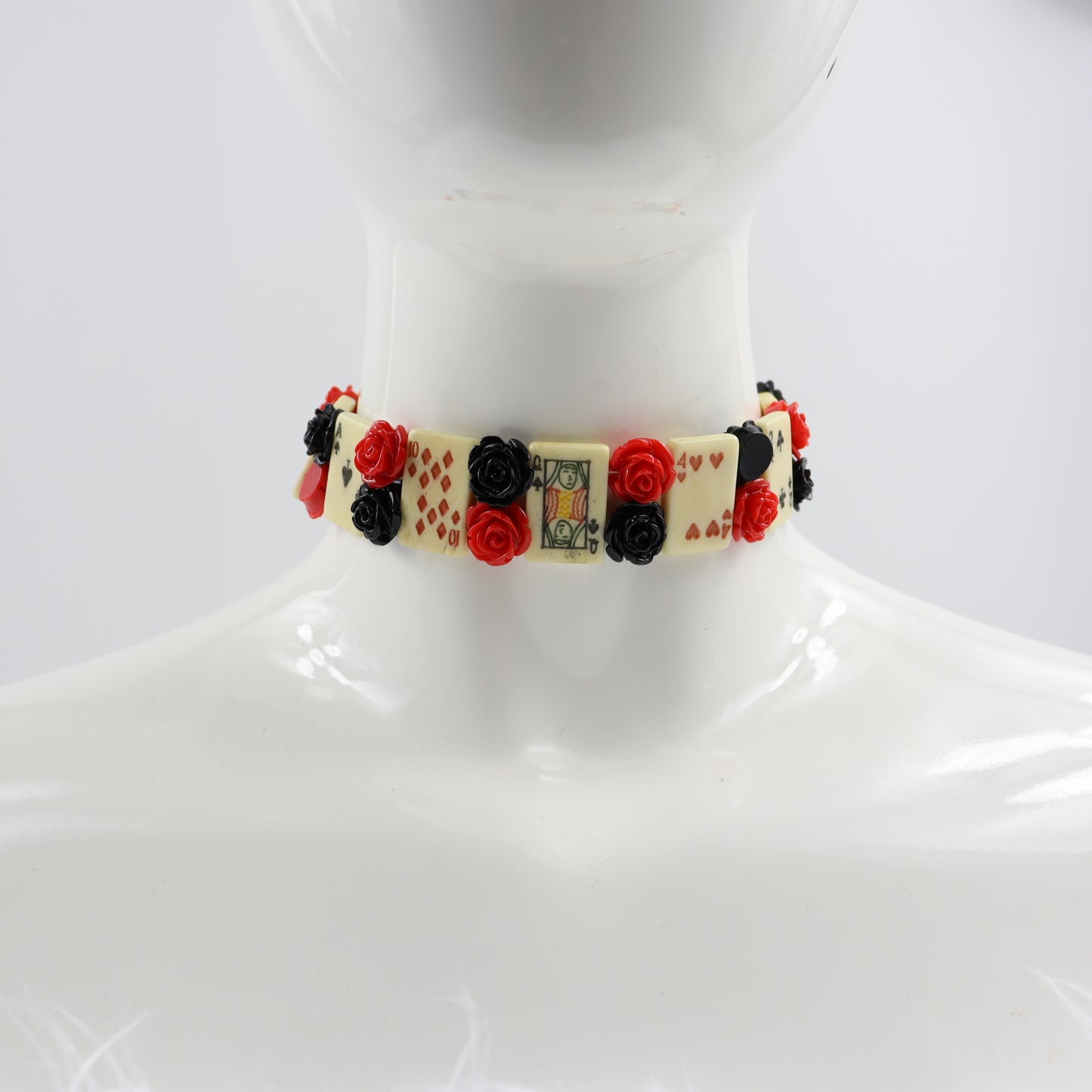 CHOKER - Roses & Cards