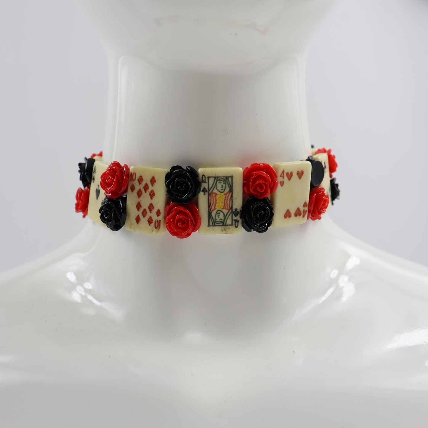 CHOKER - Roses & Cards