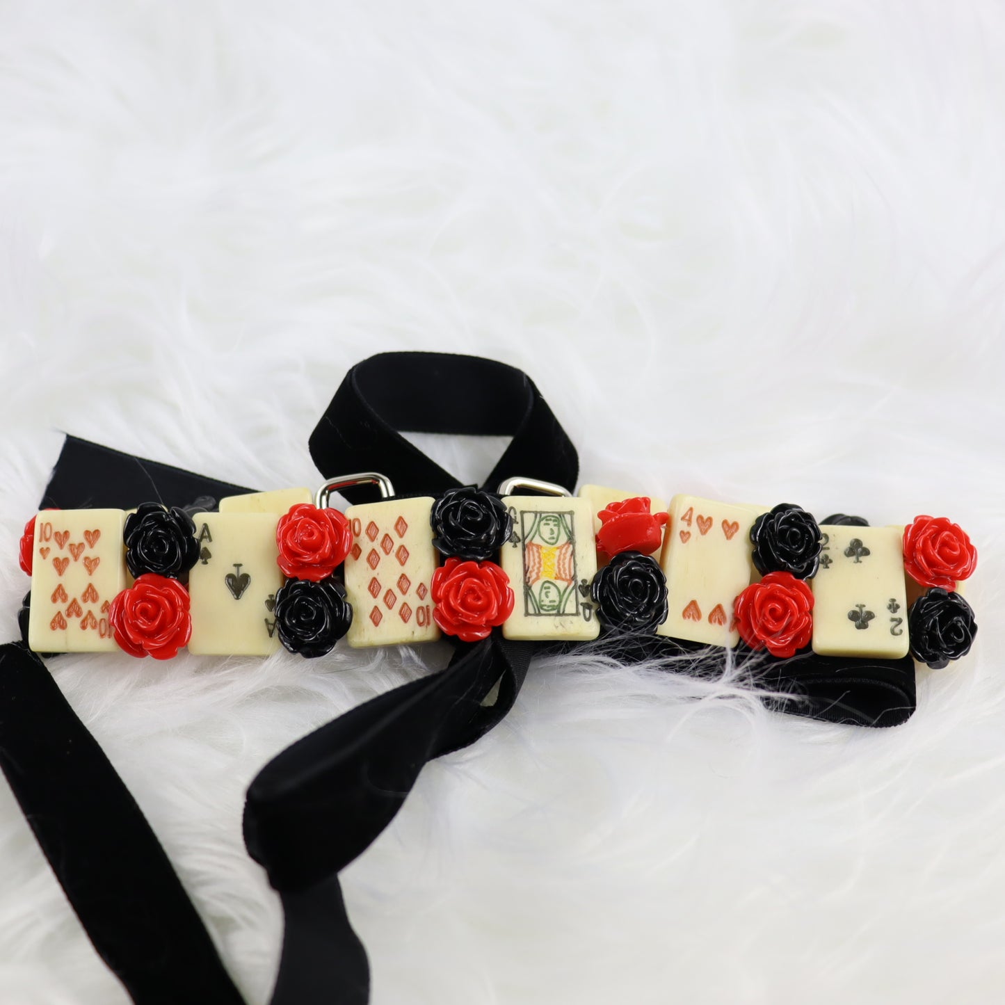 CHOKER - Roses & Cards