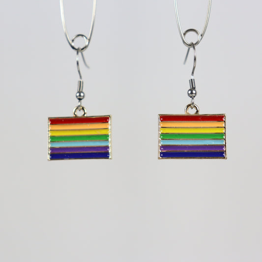 Pride earrings - Flag