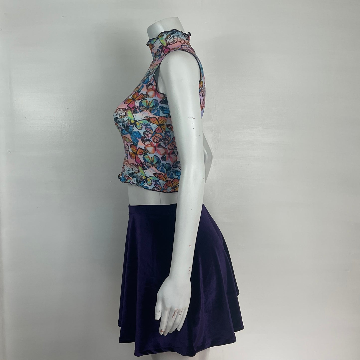 Bundle - Turtleneck & Velvet skirt