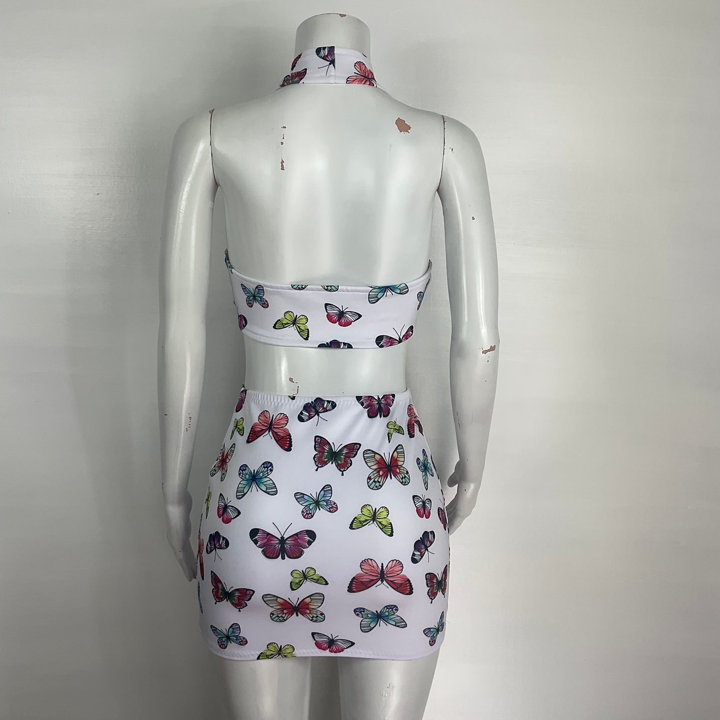 Bundle - Front Tie top & Fitted skirt