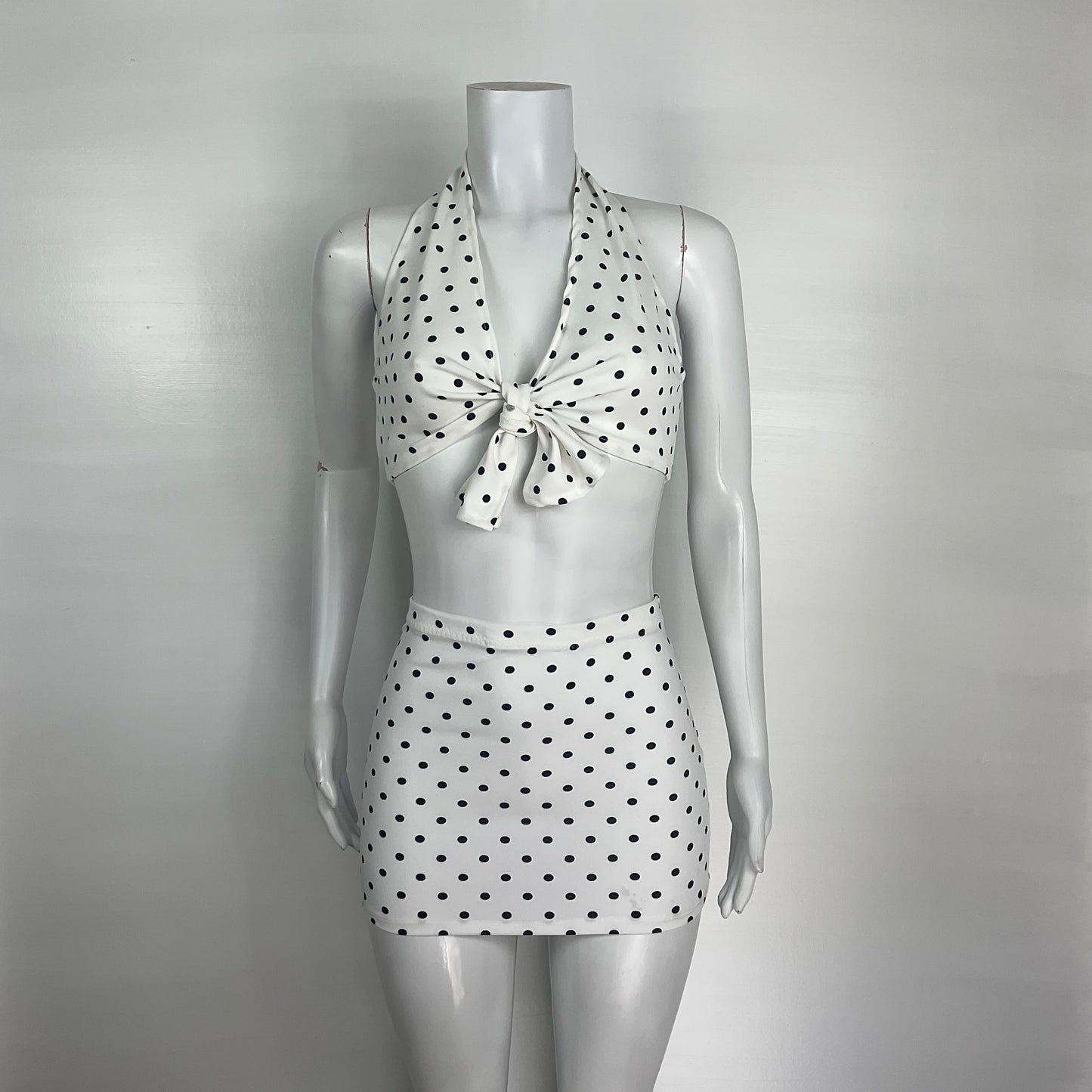Bundle - Front Tie top & Fitted skirt