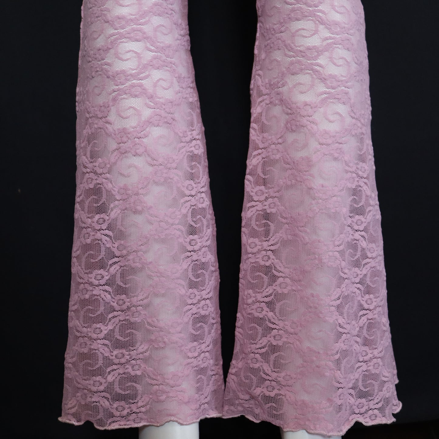 PINK LACE BELL BOTTOMS