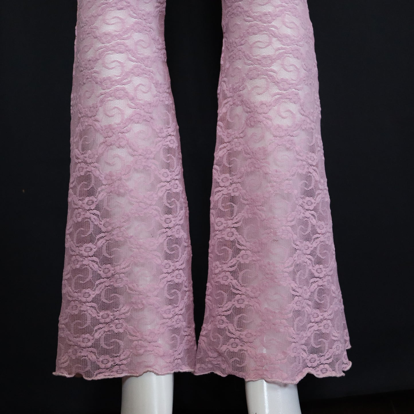 PINK LACE BELL BOTTOMS