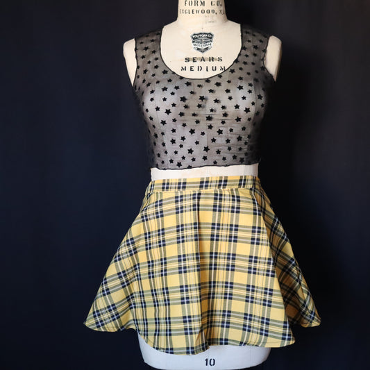 Bundle - Tank top & Plaid skirt