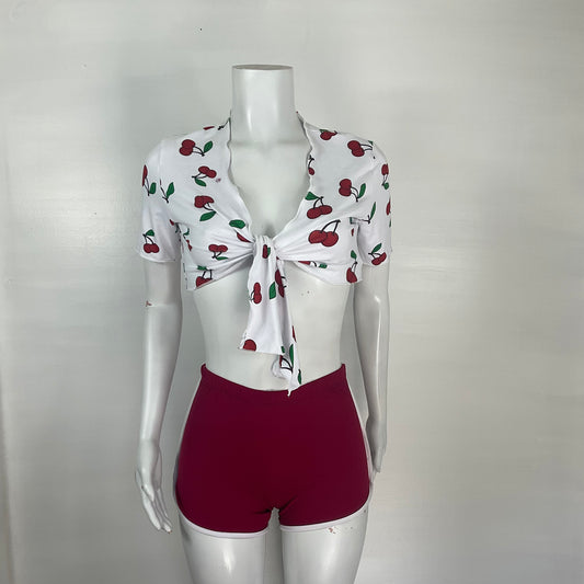 Bundle - Cherry top & Shorts